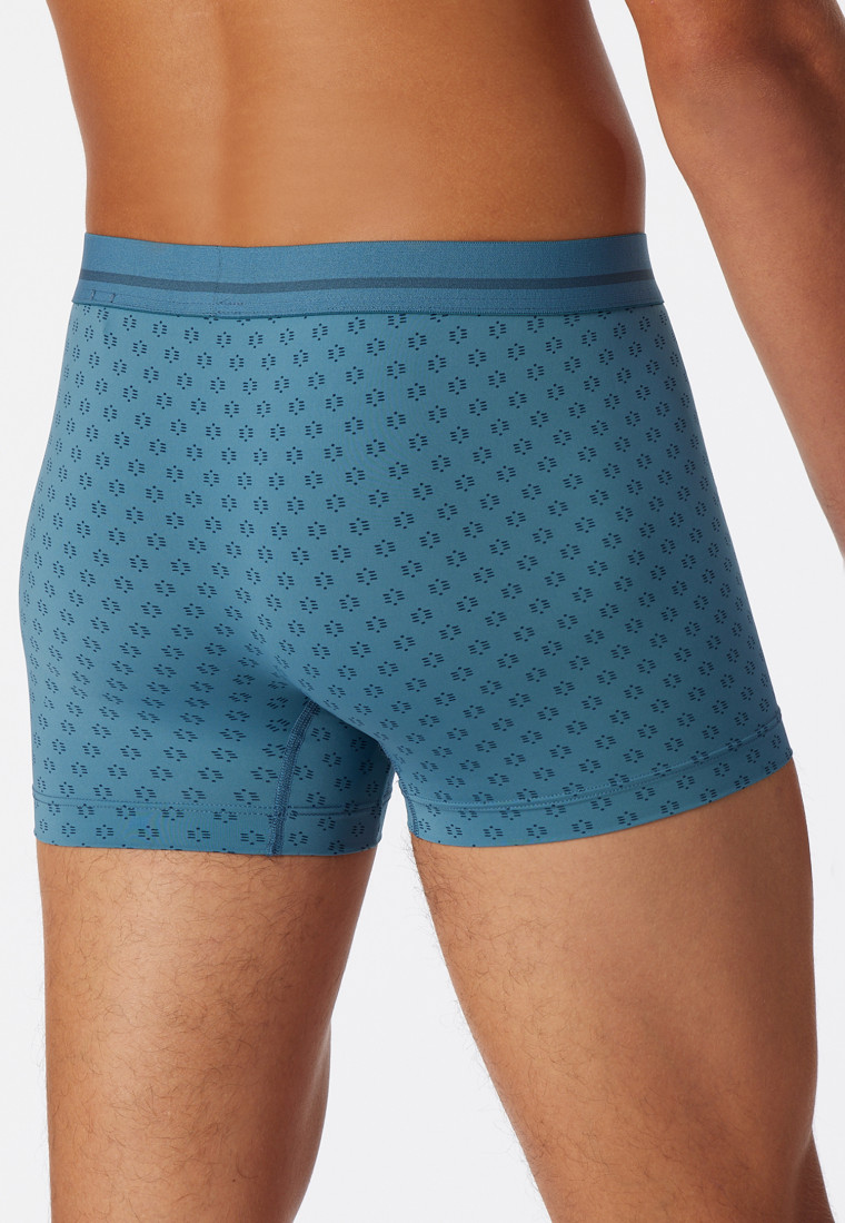 Shorts Micro-Qualität gemustert petrol/dunkelblau - Pure Micro