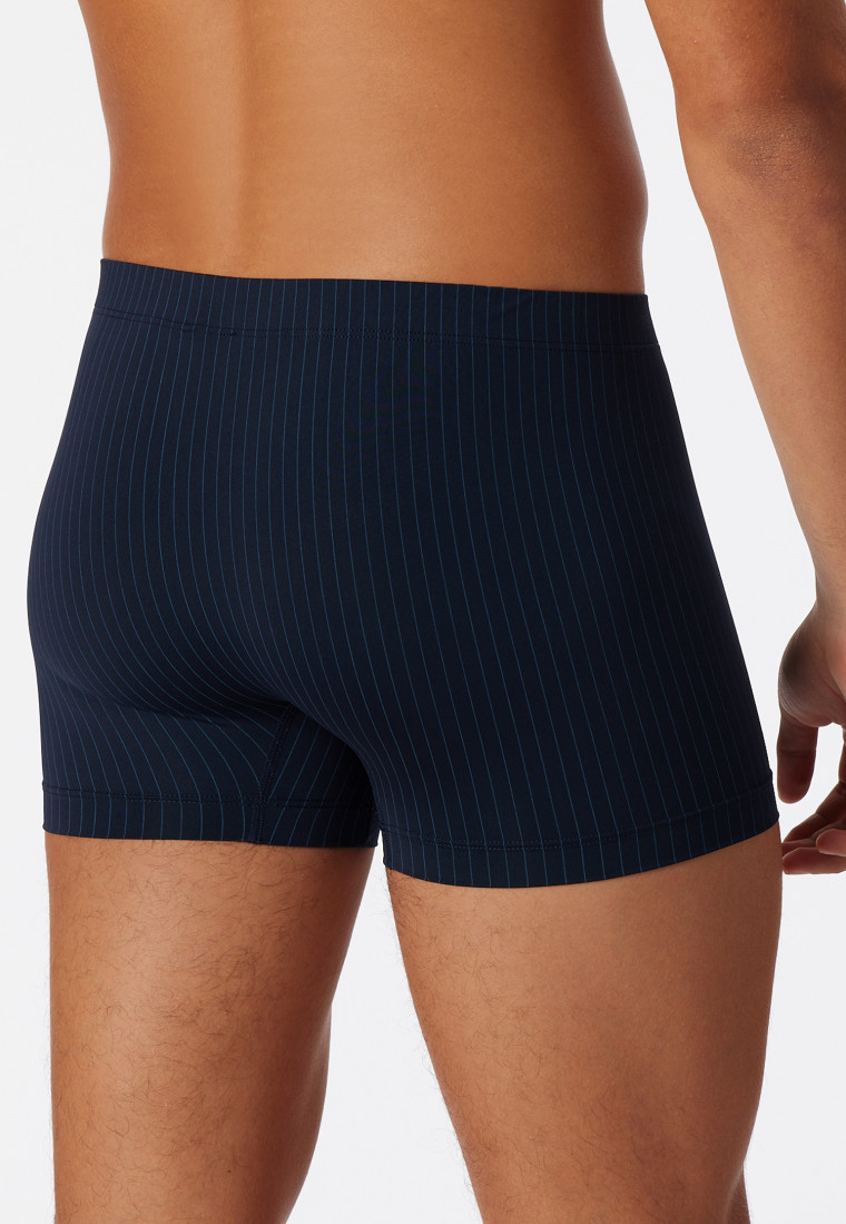 Shorts Micro-Qualität Nadelstreifen nachtblau/petrol - Pure Micro