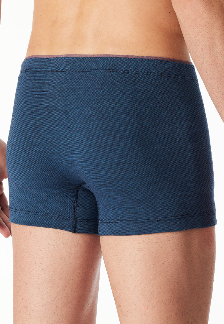 Shorts Organic Cotton gemustert blau - 95/5