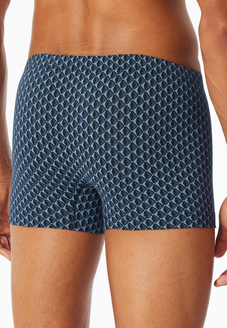 Shorts pacific blue gemustert - 95/5