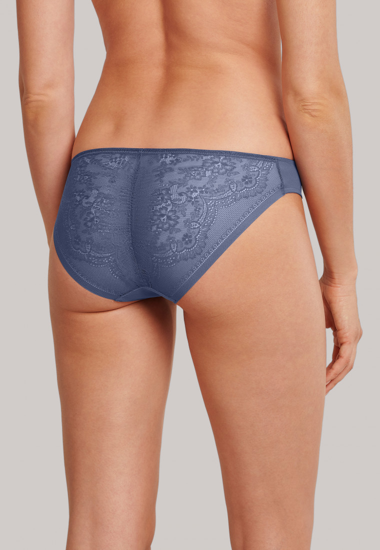 slip microvezel kant blauw - Invisible Lace