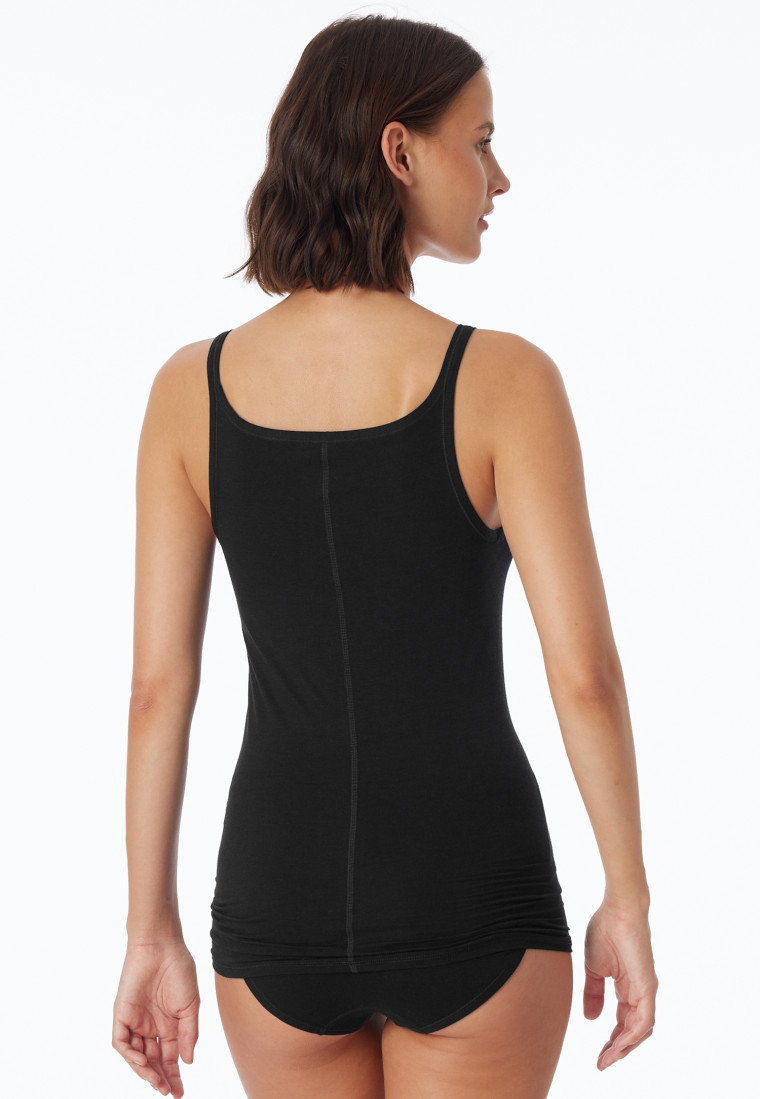 Spaghetti strap top black - Personal Fit