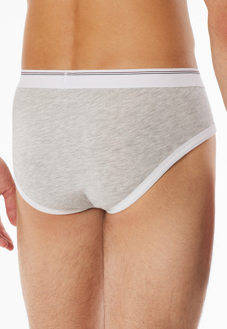 Sports briefs light gray-mottled - Revival Lorenz