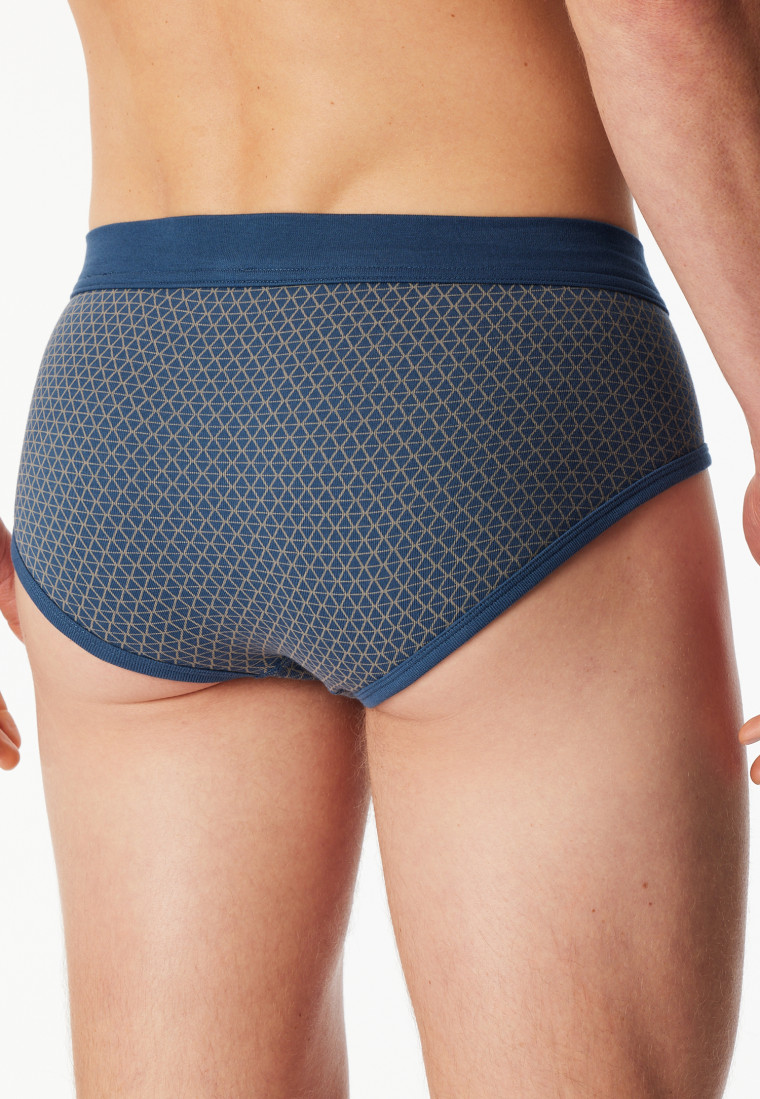 Slip sportivi, confezione da 2, costine sottili, fantasia grigio brunastro - Original Classics