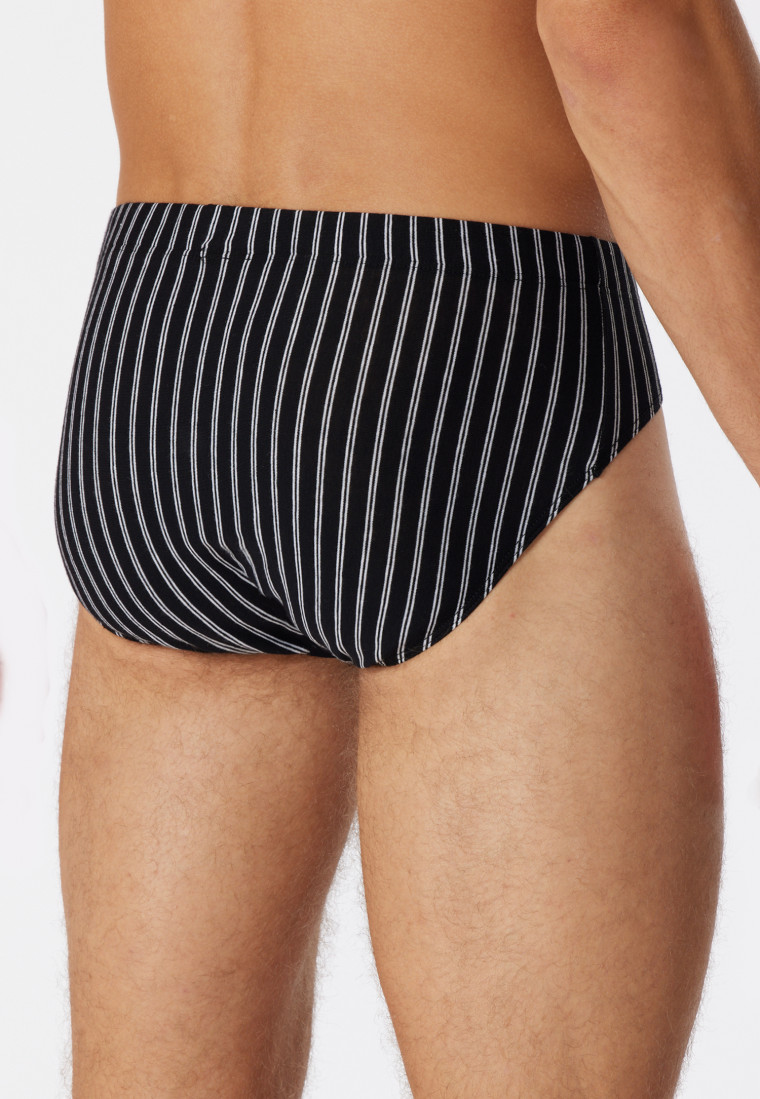 Bikini brief organic cotton stripes multicolored – 95/5