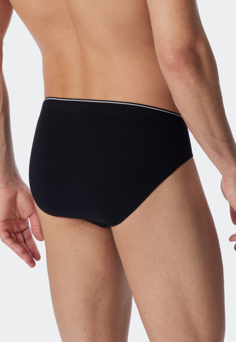 Bikini brief organic cotton black - 95/5