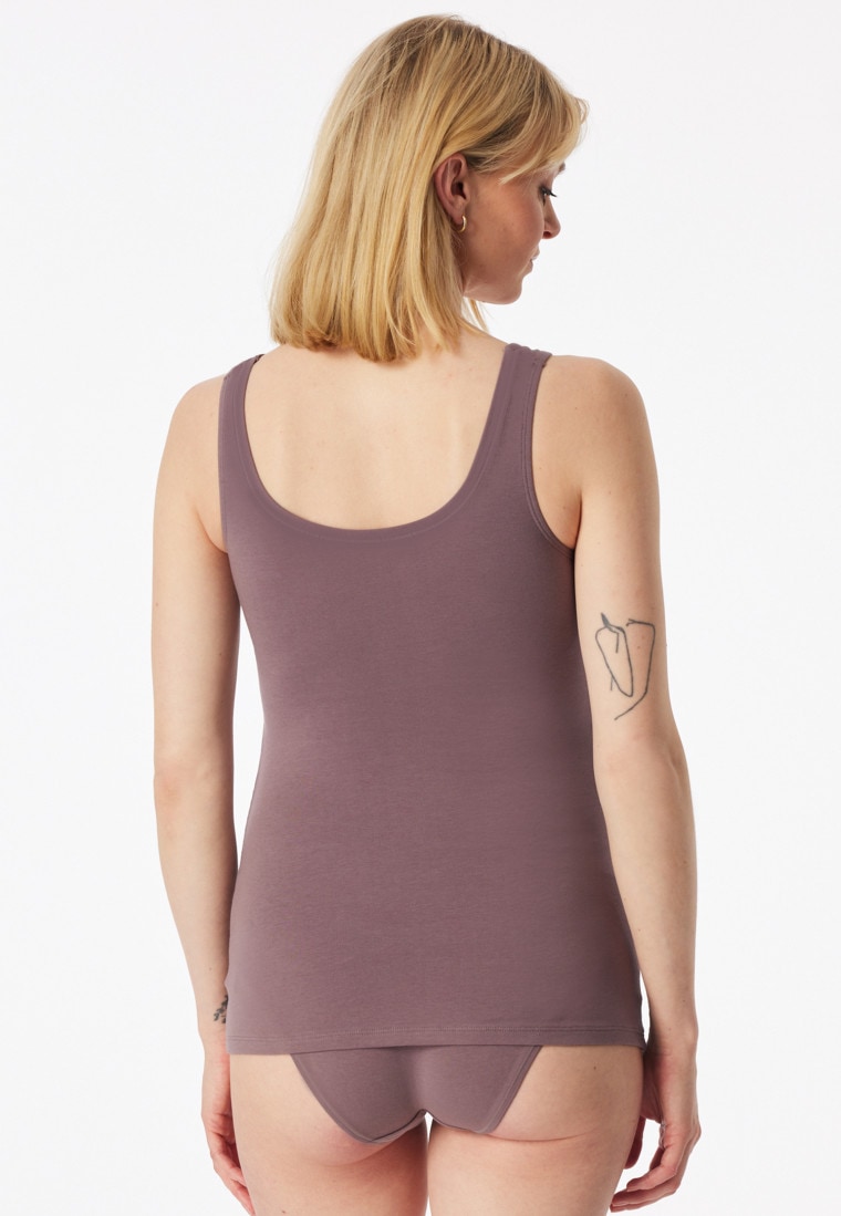 Canottiera prémaman malva - Unique Maternity