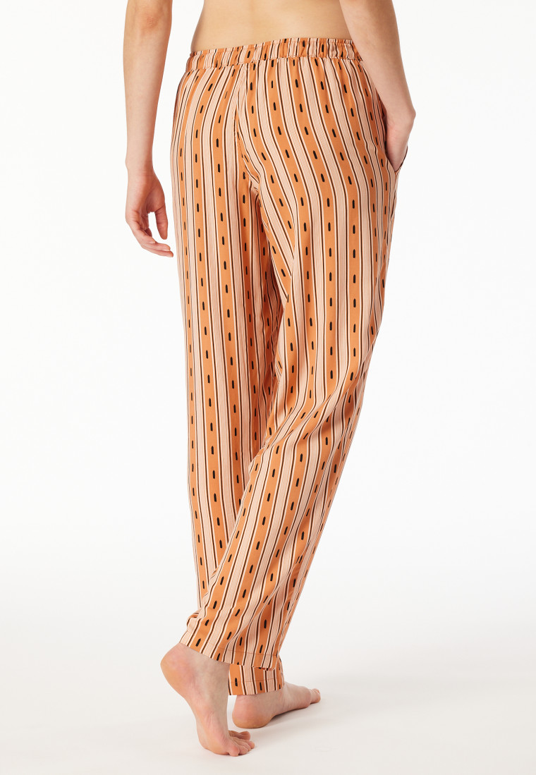 Pantalon tissé long rayures multicolores - Mix+Relax