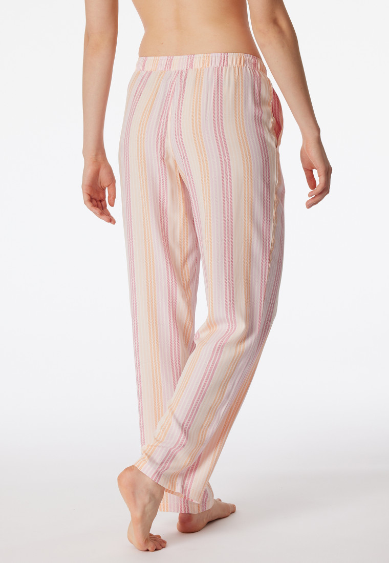 Pantaloni in tessuto a righe lunghe multicolore - Mix+Relax