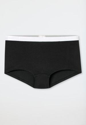 Shorts 3er-Pack Organic Cotton schwarz / off-white - 95/5