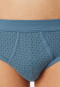 Sportslips 2er-Pack Feinripp Eingriff atlantikblau gemustert - Original Classics