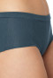Slip a coste doppie in cotone organico blu denim - Pure Rib