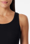 Tanktop Doppelripp Organic Cotton schwarz - Pure Rib