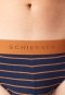 Rio briefs 3-pack plain/stripes dark blue - 95/5