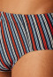 Confezione da 3 pezzi di supermini in cotone organico a righe multicolore - 95/5