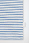 Gilet a righe a doppia costina celeste - Double Rib