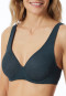 Underwired bra with molded cups and spacer lining, dark blue - Air