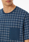 Short pyjamas with patterned chest pocket air - Comfort Essentials