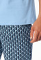 Short pyjamas pacific blue patterned - Casual Essentials