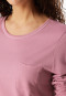 Pigiama lungo floreale palissandro - Comfort Nightwear