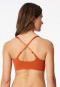 Bustier microfiber removable pads terracotta - Invisible Soft