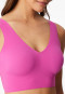 Bustier Mikrofaser herausnehmbare Pads fuchsia - Invisible Soft