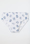 Lot de 5 culottes en coton bio taille douce Pandas rayures multicolores - 95/5