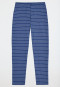 Pyjama long en coton bio imprimé cheval bleu - Horse World
