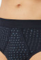Sportslip mit Eingriff graphit gemustert - Fine Interlock
