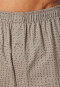 Boxer shorts interlock clay red patterned - Fine Interlock