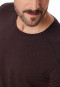 Shirt langarm braun meliert - Comfort Fit
