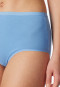 Midislip 2er-Pack Organic Cotton hellblau/ weiß - 95/5