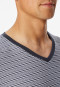 Pyjama long rayures graphite - Long Life Soft