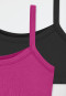 Lot de 2 brassières rose/noir - Fresh Vibe