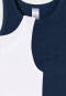 Tanktops 2er-Pack weiß/ indigo - 95/5