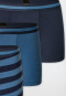 Shorts 3er-Pack Ringel blau - 95/5