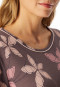 Chemise de nuit manches longues fleurs imprimé mauve - Comfort Nightwear