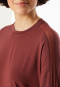 Tee-shirt à manches longues bordeaux - Mix+Relax