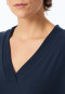 Sweatshirt fine rib midnight blue - Mix+Relax