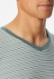 Pigiama corto a righe con scollatura a V - Long Life Soft