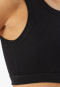 Bustier Feinripp schwarz - Revival Paula