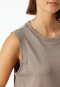 Tank top mercerised interlock clay red - Mix+Relax