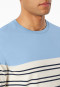 Pigiama lungo a righe blu pacifico - Casual Nightwear