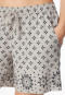 Pants short ikat pattern gray-jaspé-gray - Mix+Relax