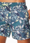 Swim trunks woven fabric multicolor patterned - Aqua