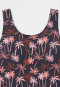 Costume da bagno in tessuto a maglia riciclato SPF40+ scuola sport palme multicolore - Ciano