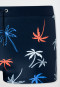 Maillots de bain tricot recyclé SFP 40+ sport scolaire palmier multicolore - Aqua Teen Boys