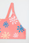 Bikini bustier en tricot recyclé SFP 40+ Soleil rose - Aqua