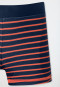 Slip de bain recyclé SFP 40+ rayures orange - Aqua