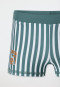 Badehose Single Jersey LSF40+ Streifen mineral - Aqua